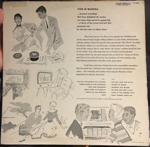 Frank Sinatra : This Is Sinatra! (LP, Comp, Mono)