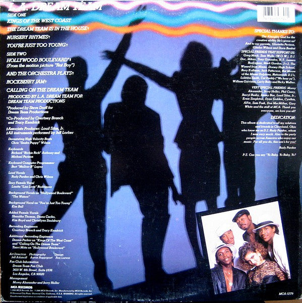 L.A. Dream Team : Kings Of The West Coast (LP, Album, Pin)