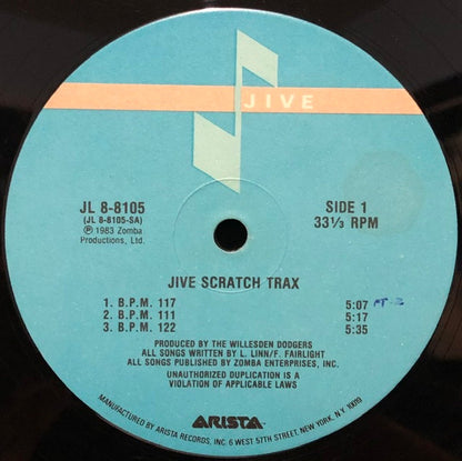 Willesden Dodgers : Jive Scratch Trax (2xLP, Album, Ind)