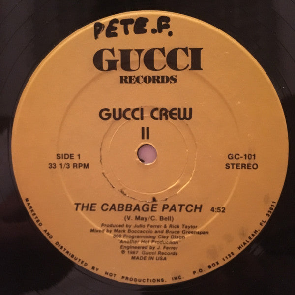 Gucci Crew II : The Cabbage Patch (12", Yel)