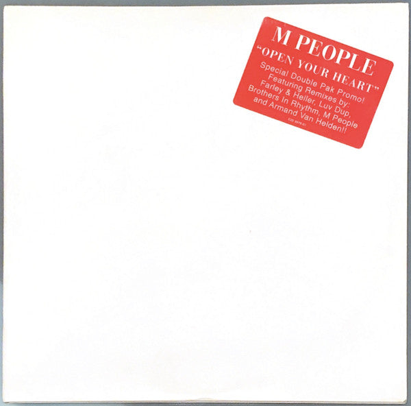 M People : Open Your Heart (2x12", Promo)
