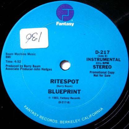 Blueprint (2) : Ritespot (12", Promo)