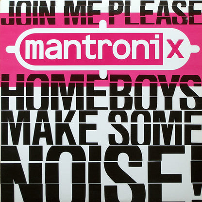 Mantronix : Join Me Please... (Home Boys - Make Some Noise) (12")