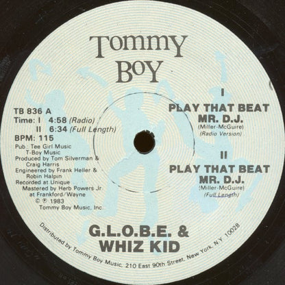G.L.O.B.E. & Whiz Kid : Play That Beat Mr. D.J. (12")