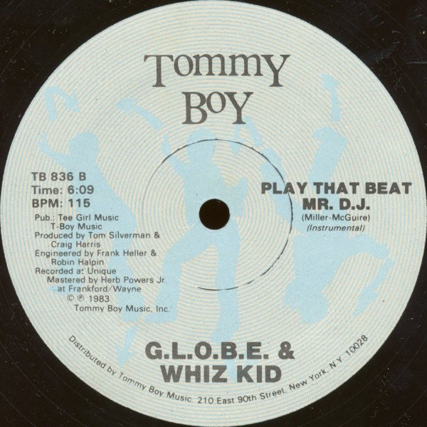 G.L.O.B.E. & Whiz Kid : Play That Beat Mr. D.J. (12")