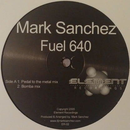 Mark Sanchez : Fuel 640 / Circuit Overdrive (12")