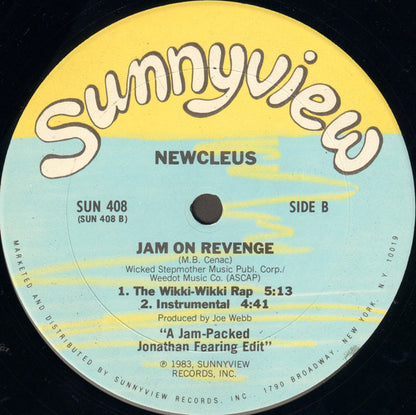 Newcleus : Jam On Revenge (The Wikki-Wikki Song) (12")