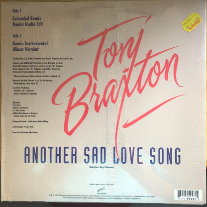 Toni Braxton : Another Sad Love Song (12")