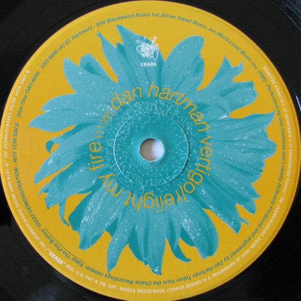 Dan Hartman : Vertigo/Relight My Fire / Free Ride (12", Promo)