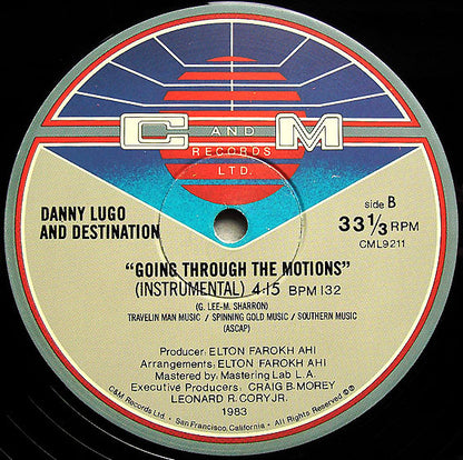 Danny Lugo And Destination (2) : Going Through The Motions (12")