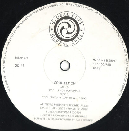 Cool Lemon : Cool Lemon (12")