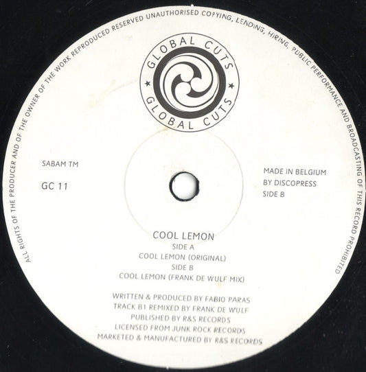 Cool Lemon : Cool Lemon (12")