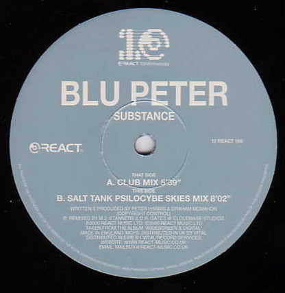Blu Peter : Substance (12")