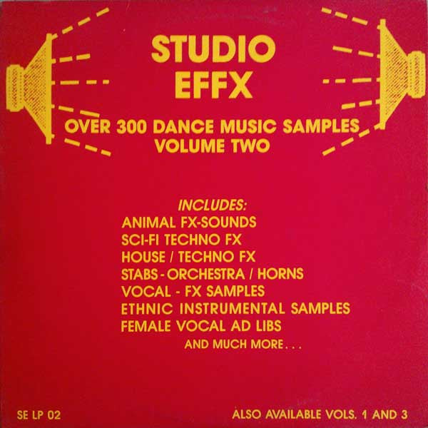 Studio Effx : Dance Music Samples Volume Two (LP)
