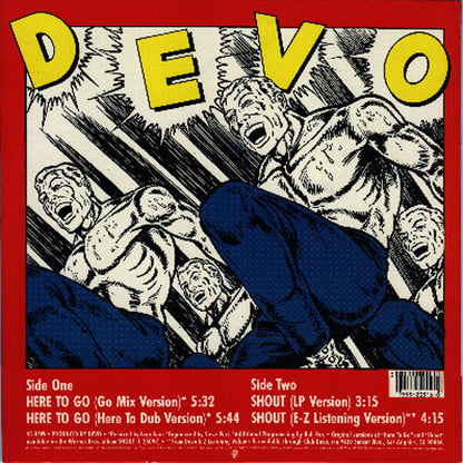 Devo : Here To Go (12", Maxi, All)