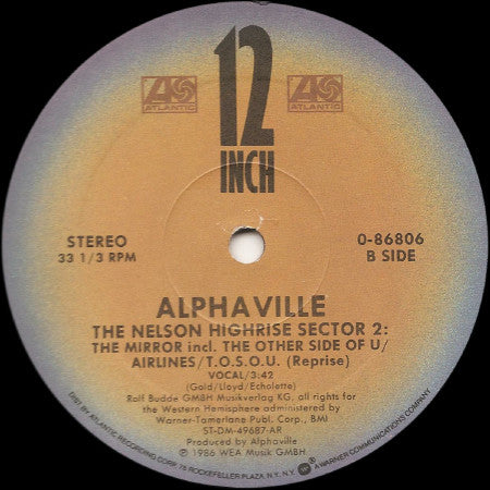 Alphaville : Dance With Me (12", Single)