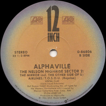 Alphaville : Dance With Me (12", Single)