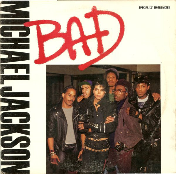 Michael Jackson : Bad (12", Single)