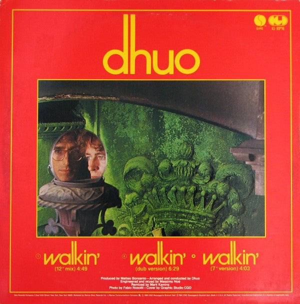 Dhuo : Walkin' (12", Maxi)
