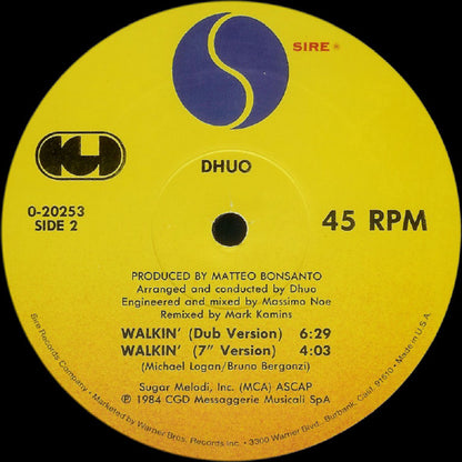 Dhuo : Walkin' (12", Maxi)