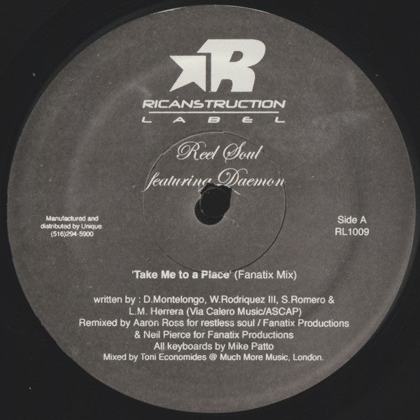Reel Soul (2) Featuring Daemon* : Take Me To A Place (12")