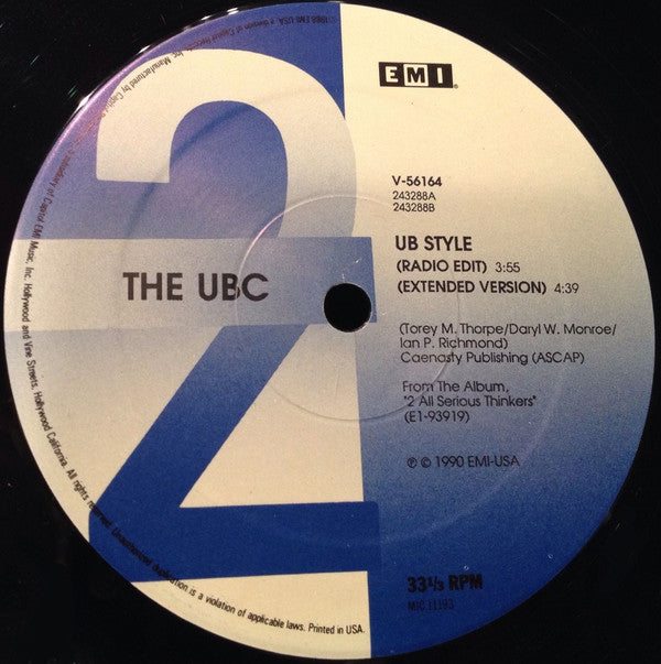 The UBC : U Treat Me Right (12")