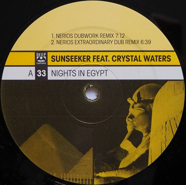 Sunseeker Feat. Crystal Waters : Nights In Egypt (12")