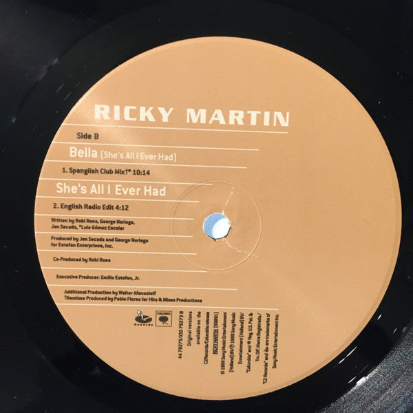 Ricky Martin : She's All I Ever Had (12")