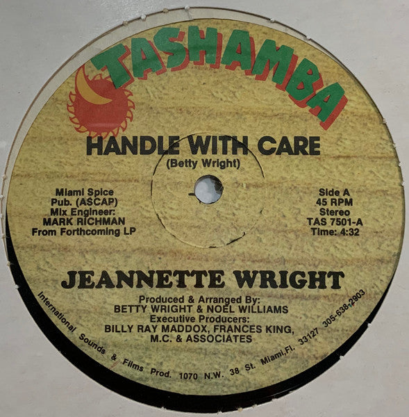 Jeannette Wright* : Handle With Care (12")