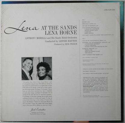 Lena Horne : Lena At The Sands (LP, Album)