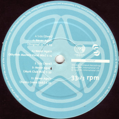 Happy Clappers : Never Again (12")