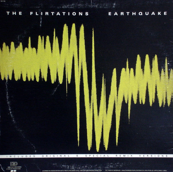 The Flirtations : Earthquake (12")