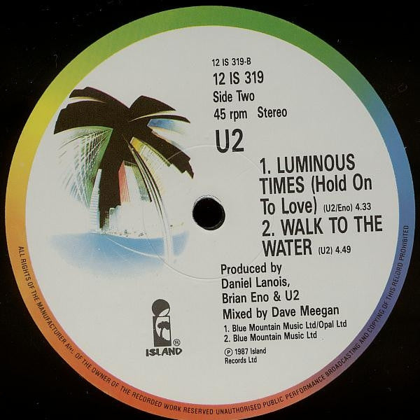 U2 : With Or Without You (12", Single)