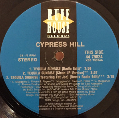 Cypress Hill : Tequila Sunrise (12")