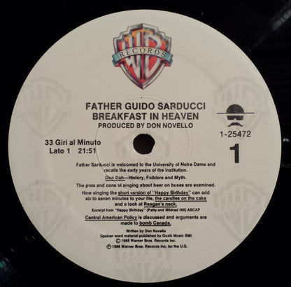 Father Guido Sarducci : Breakfast In Heaven (LP, All)