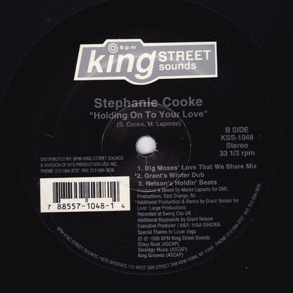 Stephanie Cooke : Holding On To Your Love (12")