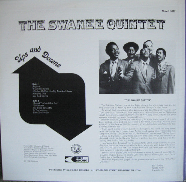 The Swanee Quintet : Ups And Downs (LP)