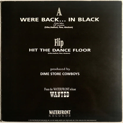 Dime Store Cowboys Featuring Billy The Kid (36) : We're Back... In Black (12")