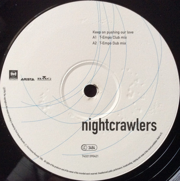 Nightcrawlers Featuring John Reid And Alysha Warren* : Keep On Pushing Our Love (12", Single)