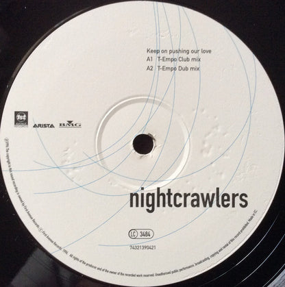 Nightcrawlers Featuring John Reid And Alysha Warren* : Keep On Pushing Our Love (12", Single)