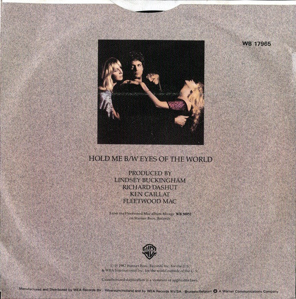 Fleetwood Mac : Hold Me (7", Single)