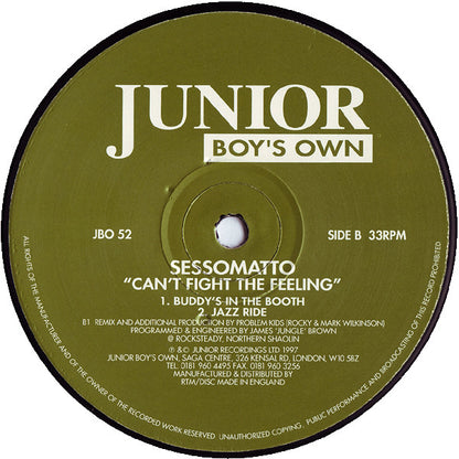 Sessomatto : Can't Fight The Feeling (12")