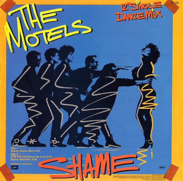 The Motels : Shame (12", Single)