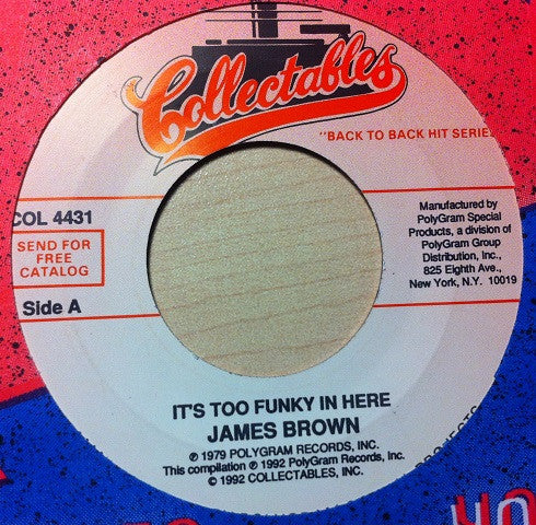 James Brown : It's Too Funky In Here (7", RE)