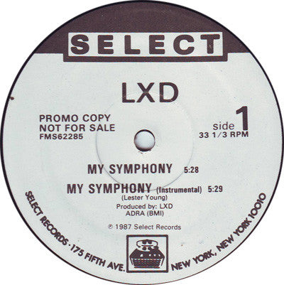 LXD (2) : My Symphony (12", Promo)
