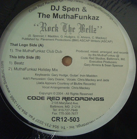 DJ Spen & The MuthaFunkaz : Rock The Bellz (12")