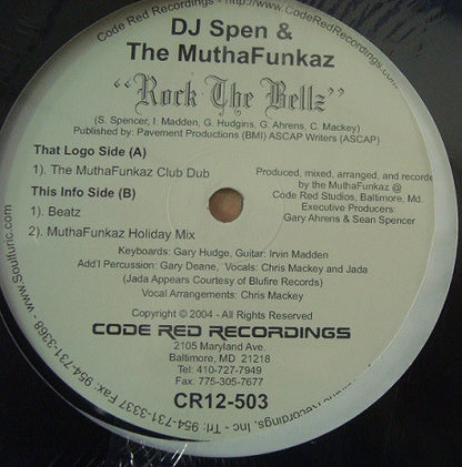 DJ Spen & The MuthaFunkaz : Rock The Bellz (12")