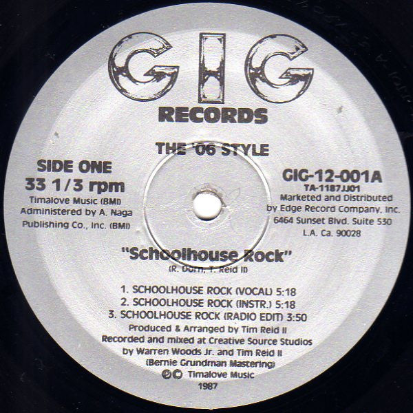 The '06 Style : Schoolhouse Rock (12")