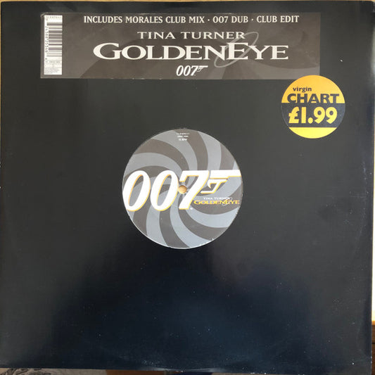Tina Turner : GoldenEye (Includes Morales Club Mix • 007 Dub • Club Edit) (12", Single)