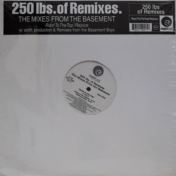 250 Lbs. Of Blue : 250 Lbs. Of Remixes (The Mixes From The Basement) (2x12")